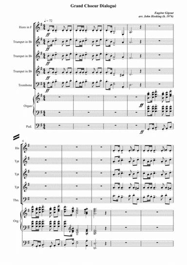 Grand Choeur Dialogue (arr. John Hosking)