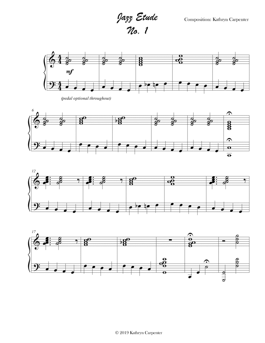 Jazz Etude No. 1