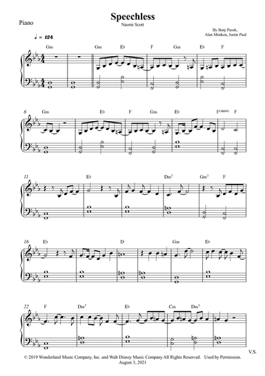 Speechless (arr. Wesley S. SIlva)
