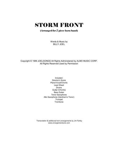 Storm Front (arr. Jim Farley www.arrangementsone.com)