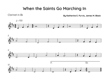 When The Saints Go Marching In (arr. Sales)