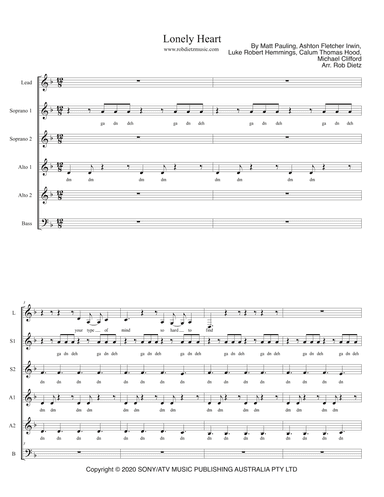 Lonely Heart (arr. Rob Dietz)
