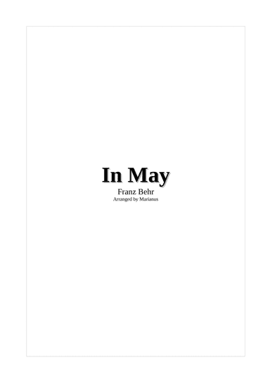 In May - Easy piano (arr. Marianus)