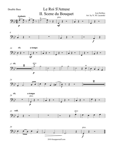 Le Roi S'Amuse Scene du bouquet (arr. Nick Lacanski)