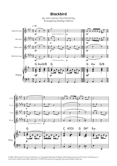 Blackbird (arr. Rodrigo Faleiros)