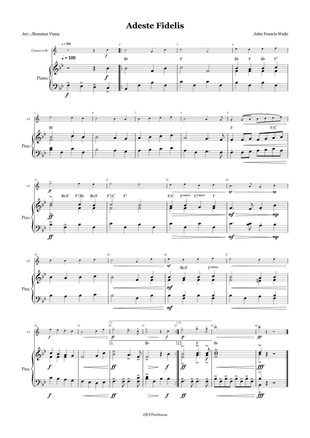 Adeste Fidelis (arr. Jhonatan Lucio Viana)