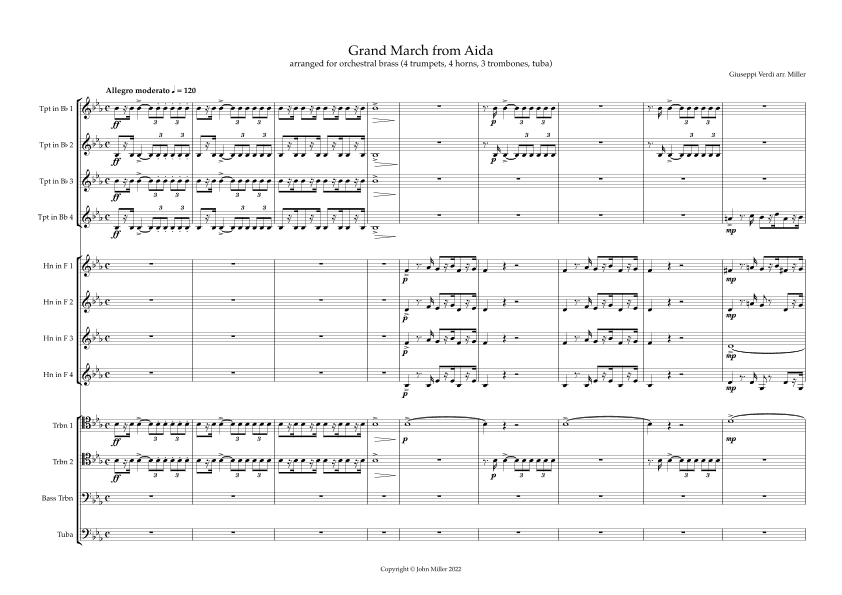 Grand March from Aida (arr. John Miller)