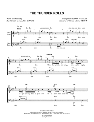 The Thunder Rolls (arr. Dan Wessler)