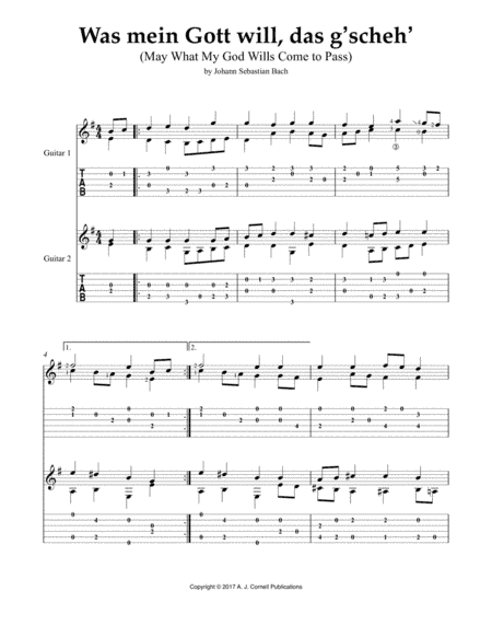 Was mein Gott will, das g’scheh’ (May What My God Wills Come to Pass) (arr. Mark Phillips)
