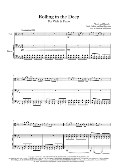 Rolling In The Deep (arr. Andrew Middleton)