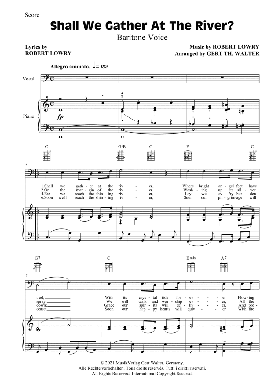 Shall We Gather At The River (arr. Gert Th. Walter)