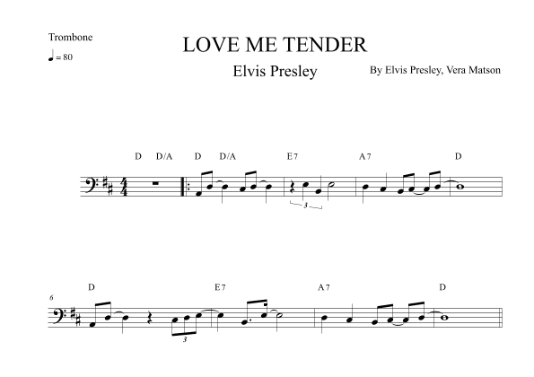 Love Me Tender (arr. Leo Silva)