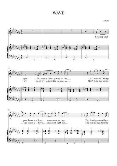 Wave (arr. Alex Nunes Rodriguez)