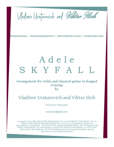Skyfall (arr. Vladimir Uratarevich, Viktor Ilich)