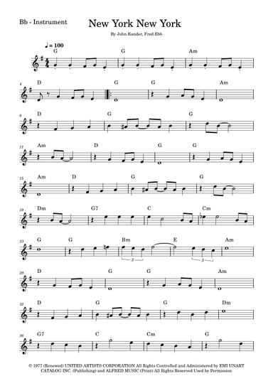 Theme From "new York, New York" (arr. Fabio Eduardo de Oliveira)