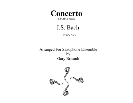 Concerto for Organ (BWV 593) (arr. Gary Bricault)