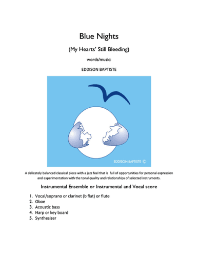 My hearts' still bleeding - blue nights