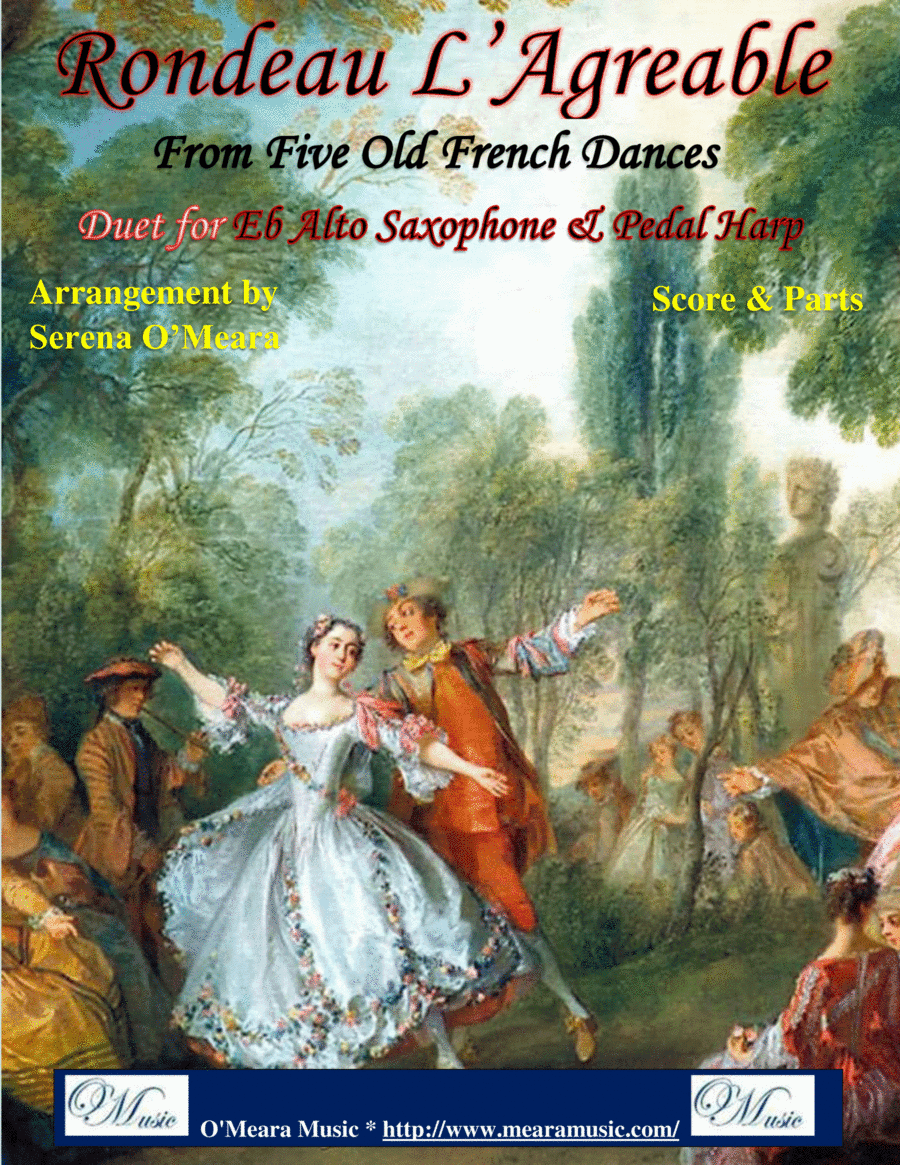 Rondeau L’Agreable, Duet for	 Eb Alto Saxophone & Pedal Harp (arr. Serena O’Meara)