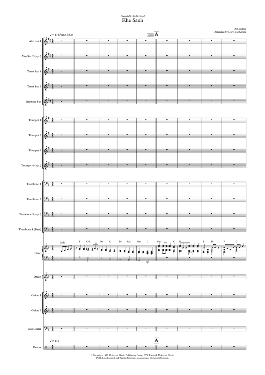 Khe Sanh (arr. Daryl McKenzie)