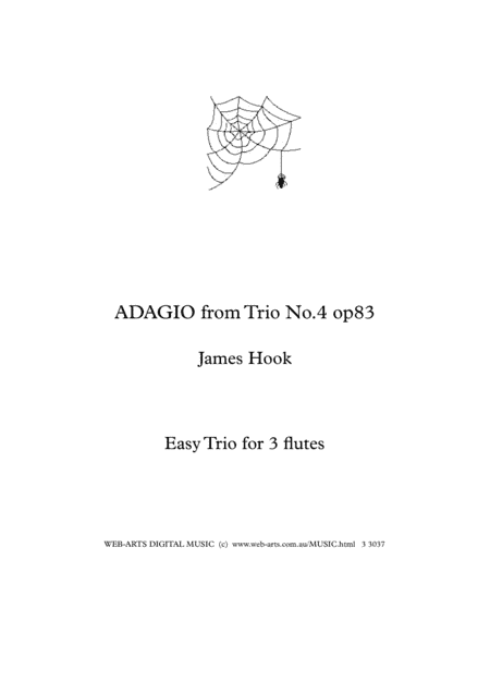 ADAGIO from Trio No.4 op83 - HOOK (arr. WEB--ARTS DIGITAL MUSIC)