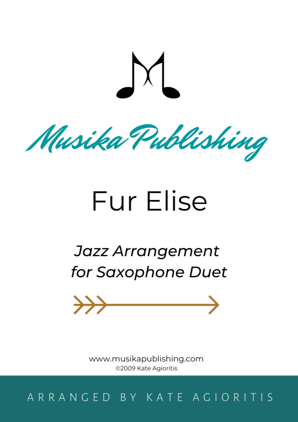 Fur Elise - Jazz Duet for A/T Saxophones (arr. K. Agioritis)