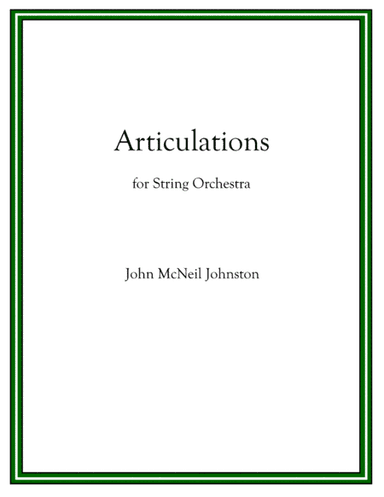 Articulations - Score