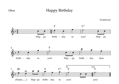 Happy Birthday (arr. Wesley S. SIlva)