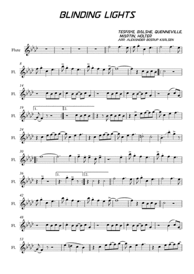 Blinding Lights (arr. Alexander Bosrup Karlsen)