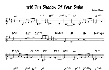 The Shadow Of Your Smile (arr. John Fries)