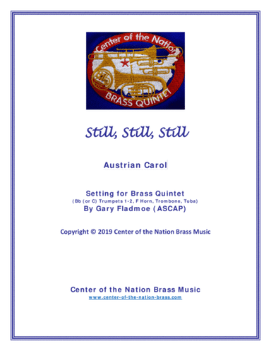 Still, Still, Still (arr. Gary Fladmoe (ASCAP))
