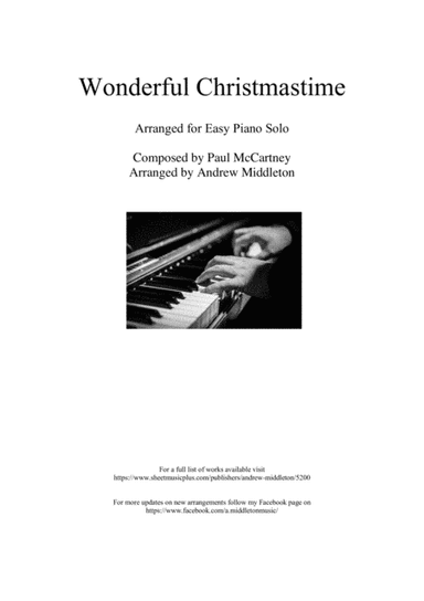 Wonderful Christmastime (arr. Andrew Middleton)