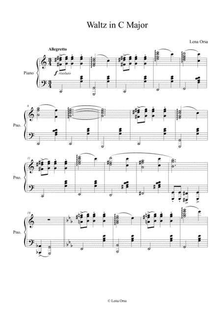 Waltz in C Major