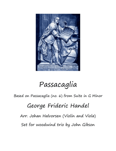 Passacaglia for Flexible Woodwind Trio (arr. Halvorsen/Gibson)