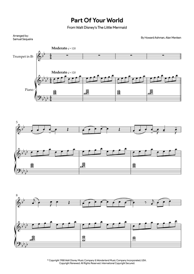 Part Of Your World (reprise) (arr. Samuel Sequeira)