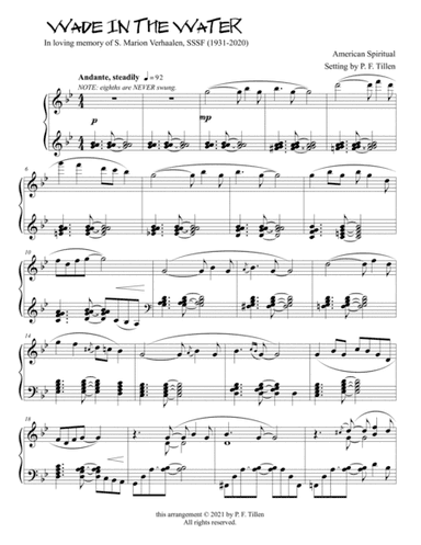 Wade in the Water (arr. PFTMusic)