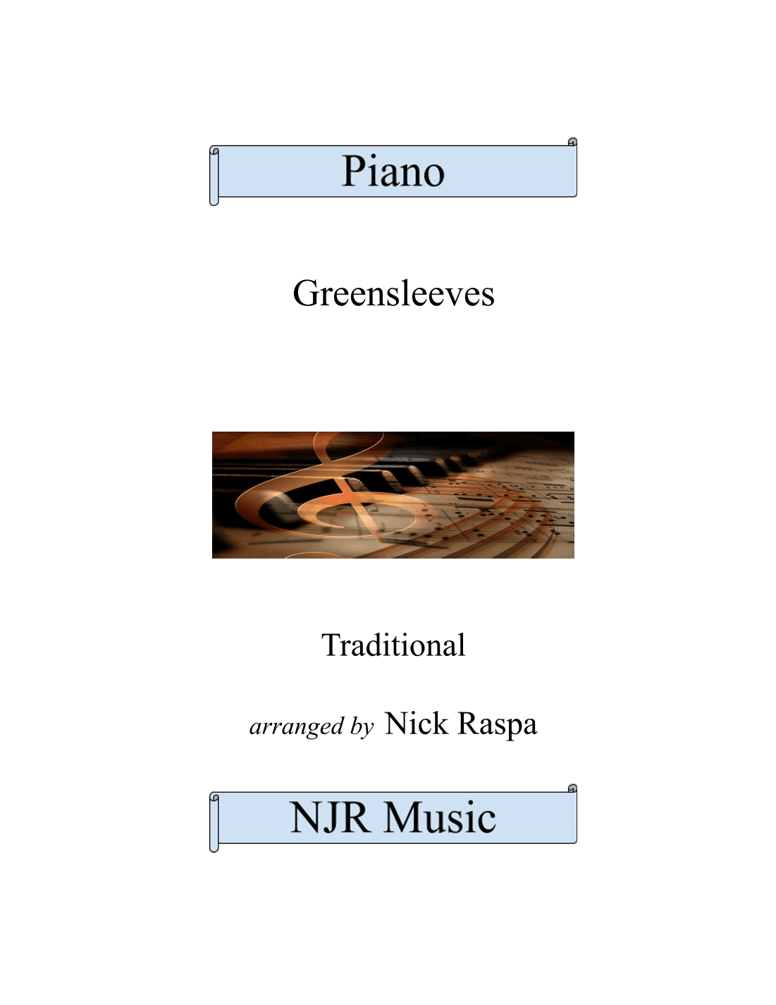 Greensleeves (arr. Nick Raspa)