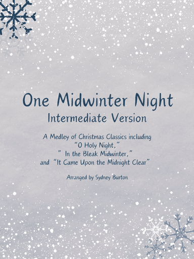 One Midwinter Night (Intermediate Version) (arr. Sydney Burton)