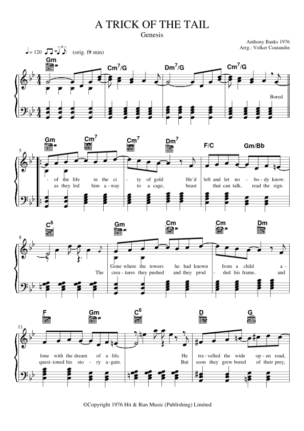 A Trick Of The Tail (arr. Volker Coutandin)