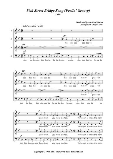 The 59th Street Bridge Song (feelin' Groovy) (arr. Cheryl Camm)