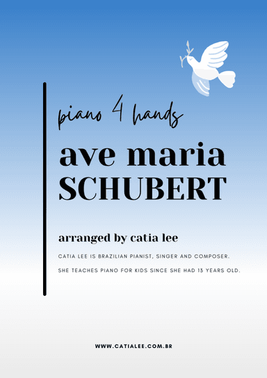 Ave Maria - Piano 4 hands (arr. Catia Lee)
