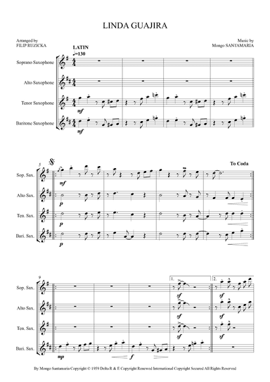 Linda Guajira (arr. Filip Růžička)
