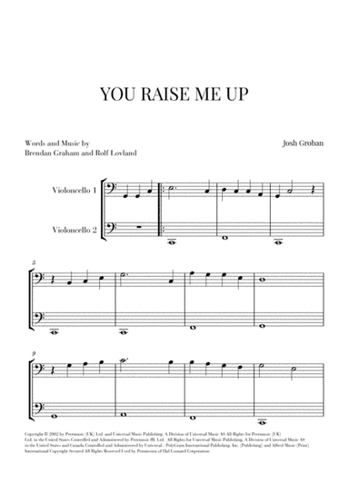 You Raise Me Up (arr. Cadenza Editions)