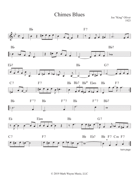 Chimes Blues (arr. Mark W. Huxhold)