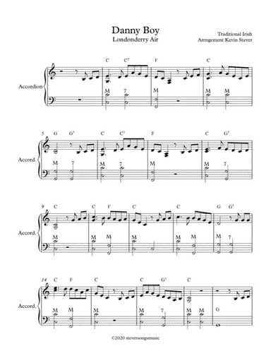 Danny Boy - Londonderry Air (arr. Kevin Stever)