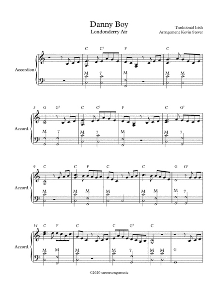 Danny Boy - Londonderry Air (arr. Kevin Stever)
