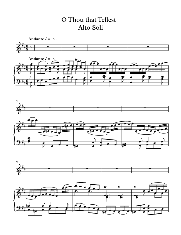 O Thou That Tellest Good Tidings to Zion (arr. Joy Simons)