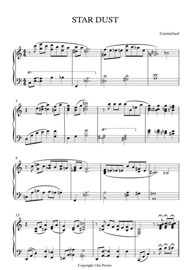 Star-dust (arr. Luben Pavlov)
