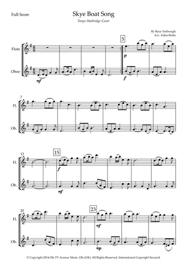 Skye Boat Song (arr. Fabio Britto)