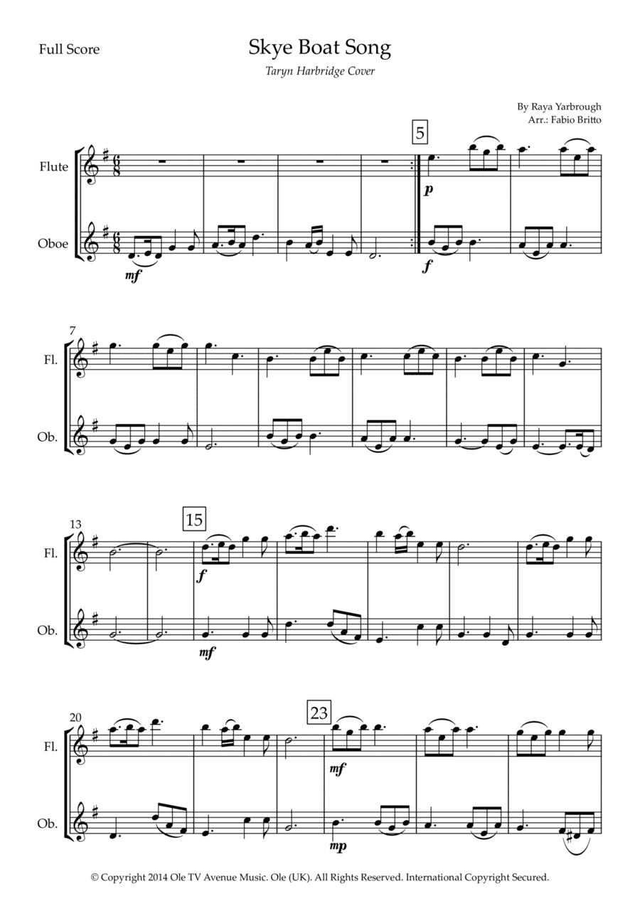 Skye Boat Song (arr. Fabio Britto)