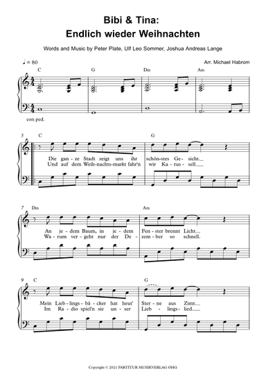 Endlich Wieder Weihnachten (arr. Michael Habrom)